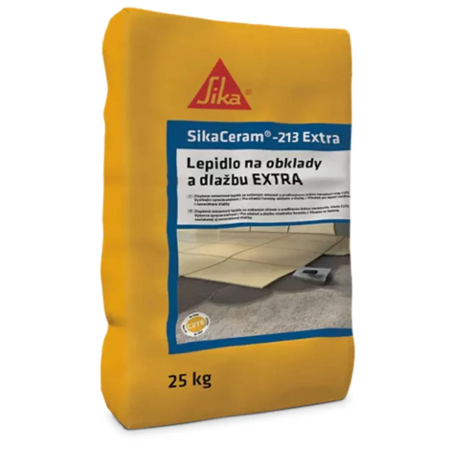Sika  Ceram-213 Extra, lepidlo na obklady a dlažby C2TE, 25kg, 40pyt/pal