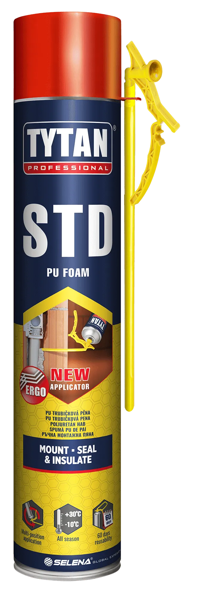 MONTÁŽNÍ PĚNA TYTAN  ERGO standard 750ml - trubička