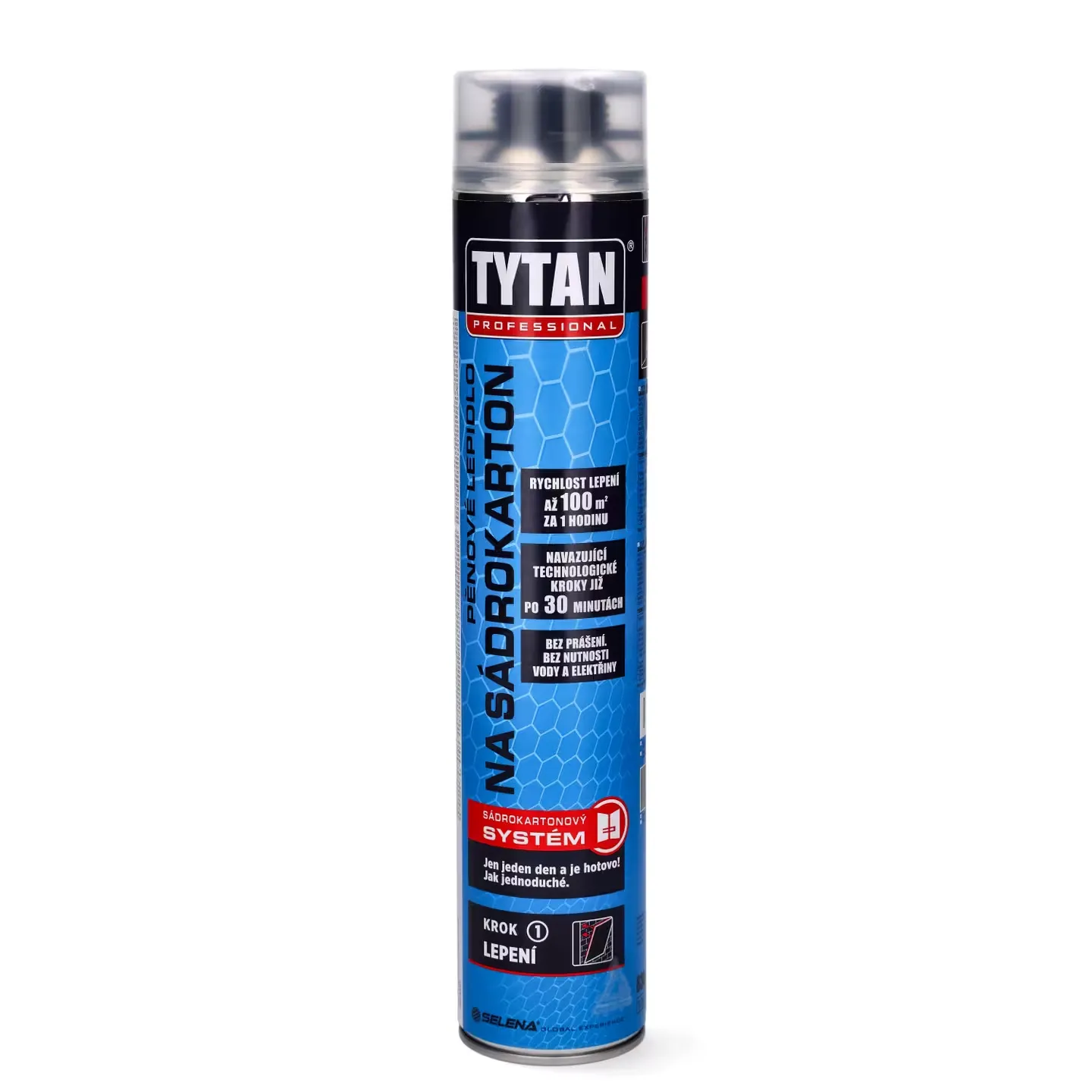 MONTÁŽNÍ PĚNA TYTAN lepidlo na sádrokarton, 840ml