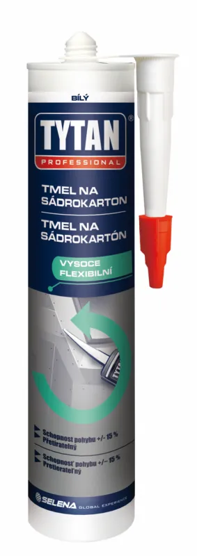 TYTAN  tmel na sádrokarton, 280ml, bílá