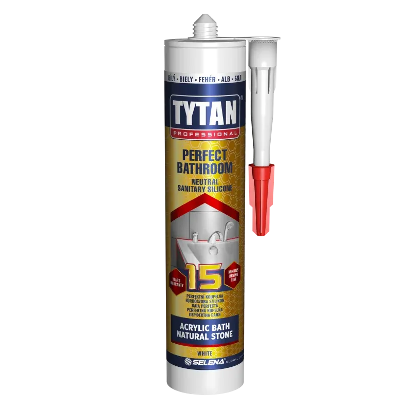 TYTAN silikon neutrální sanitární - Perfektní koupelna bílý 280ml