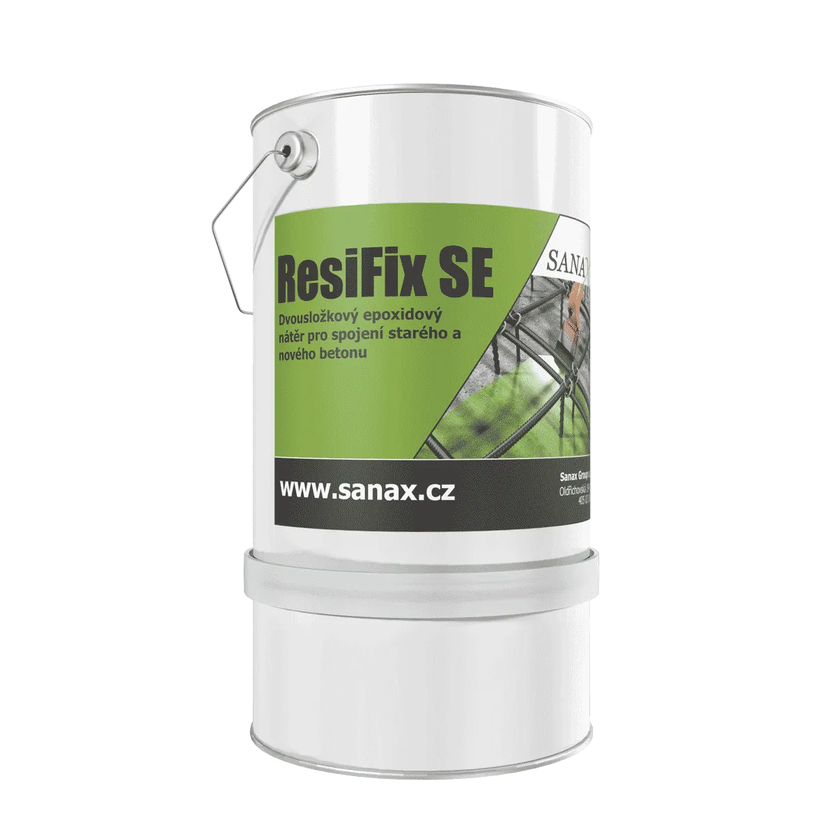 SANAX RESIFIX SE, dvousložkový epoxidový nátěr pro spojení starého a nového betonu, 3,25kg
