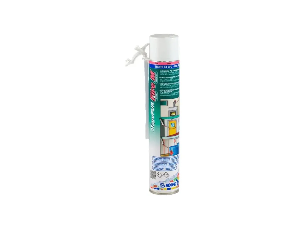 MONTÁŽNÍ PĚNA MAPEPUR nízkoexpanzní  ROOF FOAM M, trubičková, 750ml