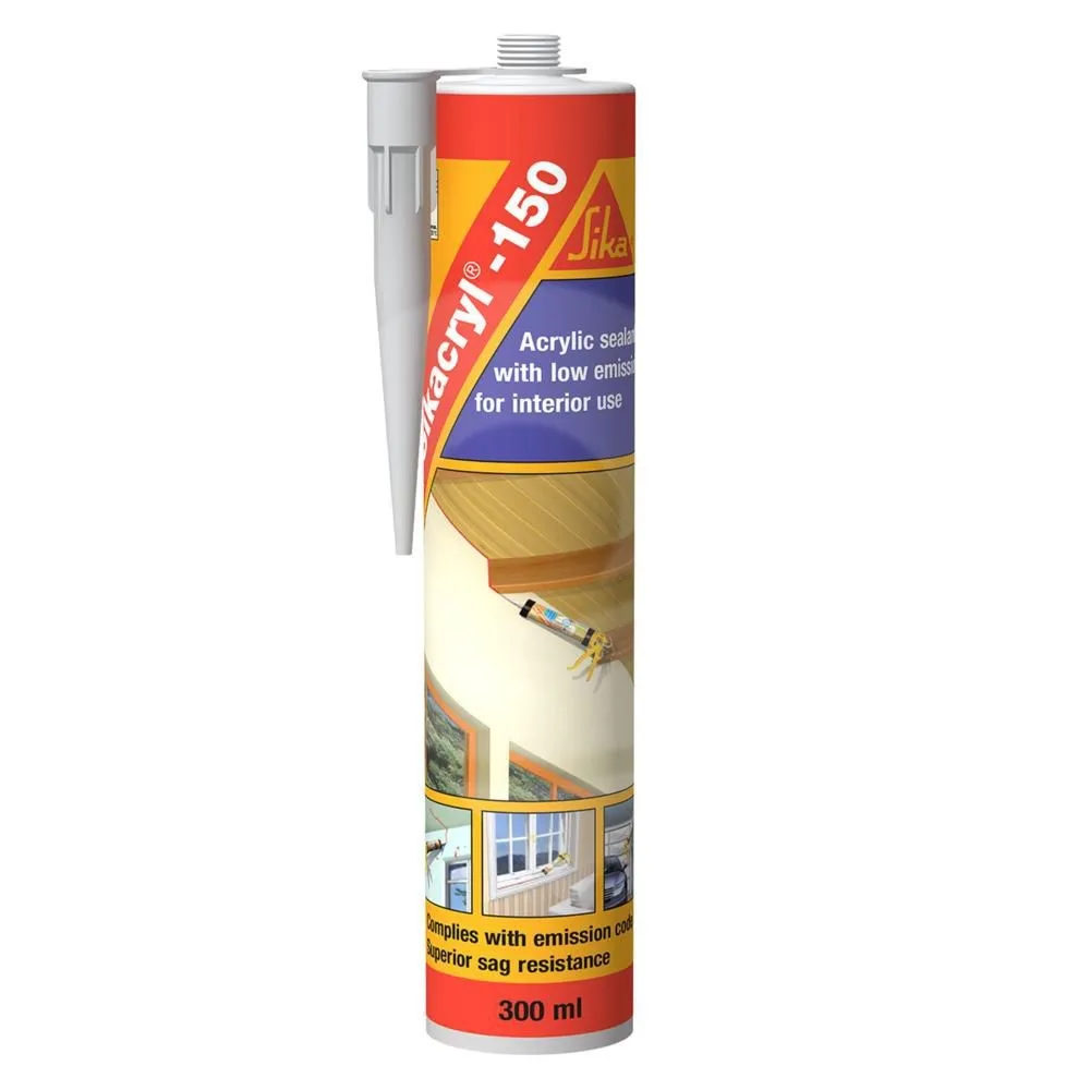 AKRYLOVÝ TMEL SIKACRYL - 150 300ml, bílý