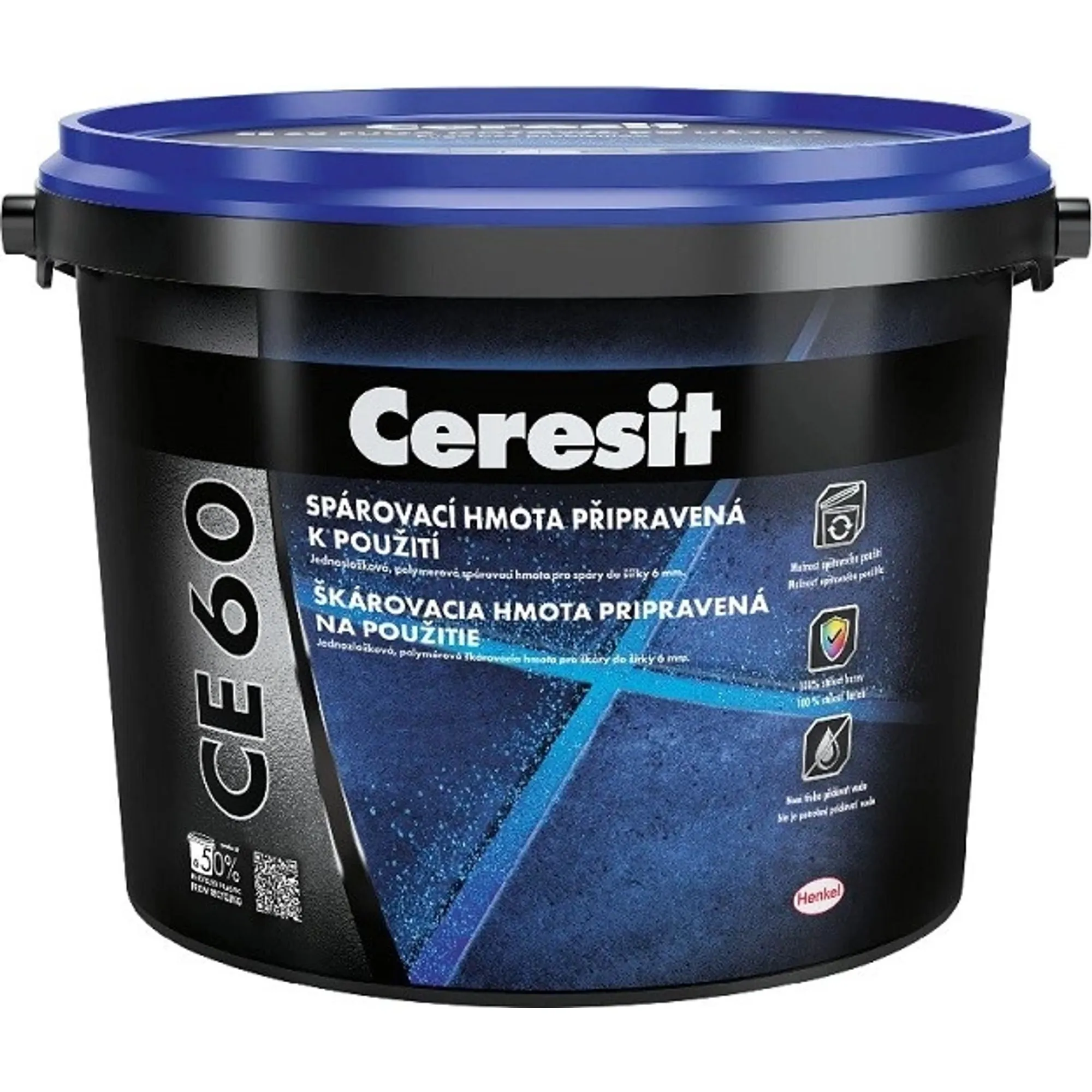 spárovací hmota CE 60 flexi hladká, 2kg, coal 18 - k přímému použití