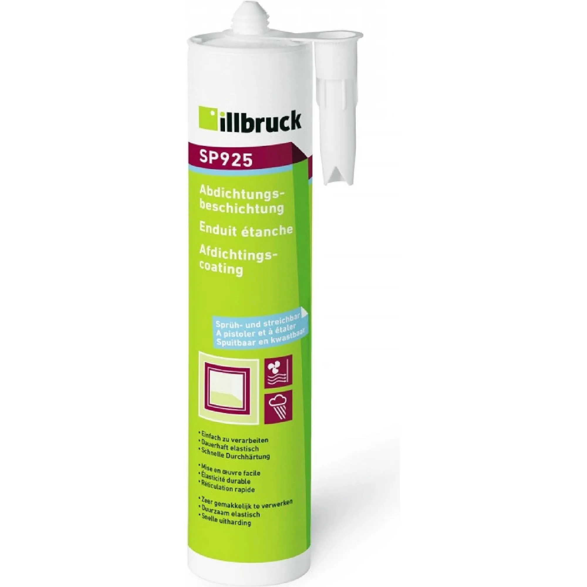 ILLBRUCK tekutá membrána SP925, 310ml, antracit (RAL 7016)
