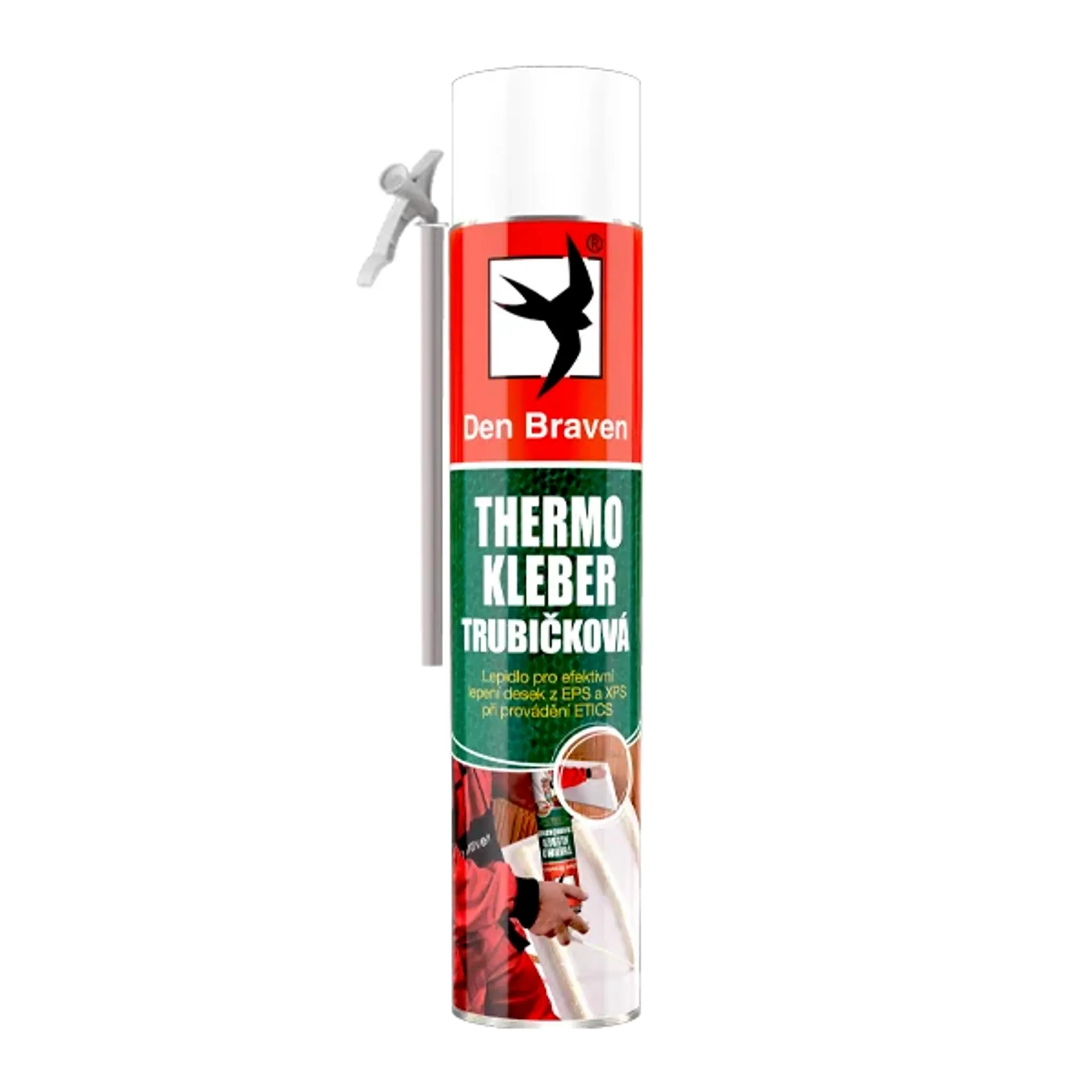 Lepidlo-pěna na polystyren DB Thermokleber, pistolová, 870ml - MAXI