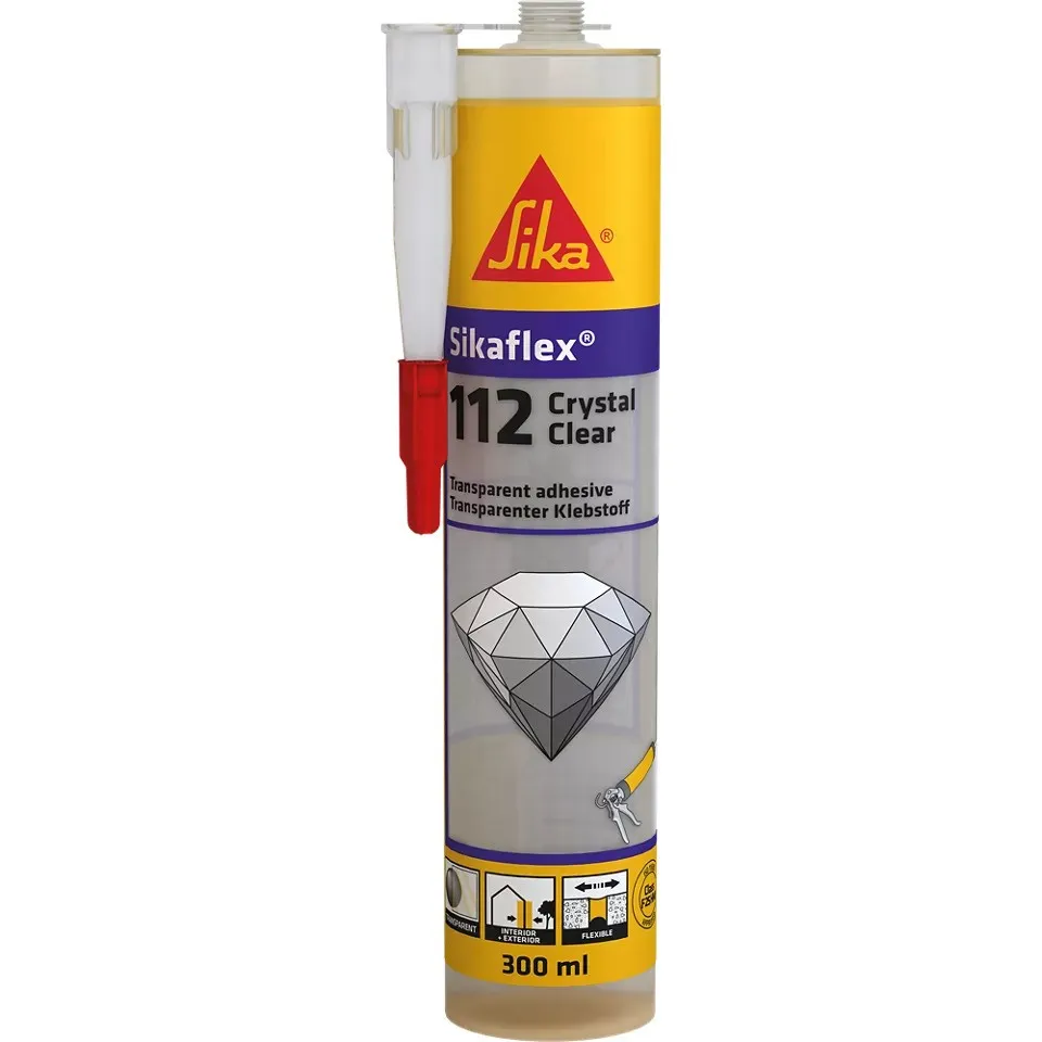 Sikaflex  Crystal Clear, víceúčelový tmel a lepidlo, transparentní, 290ml