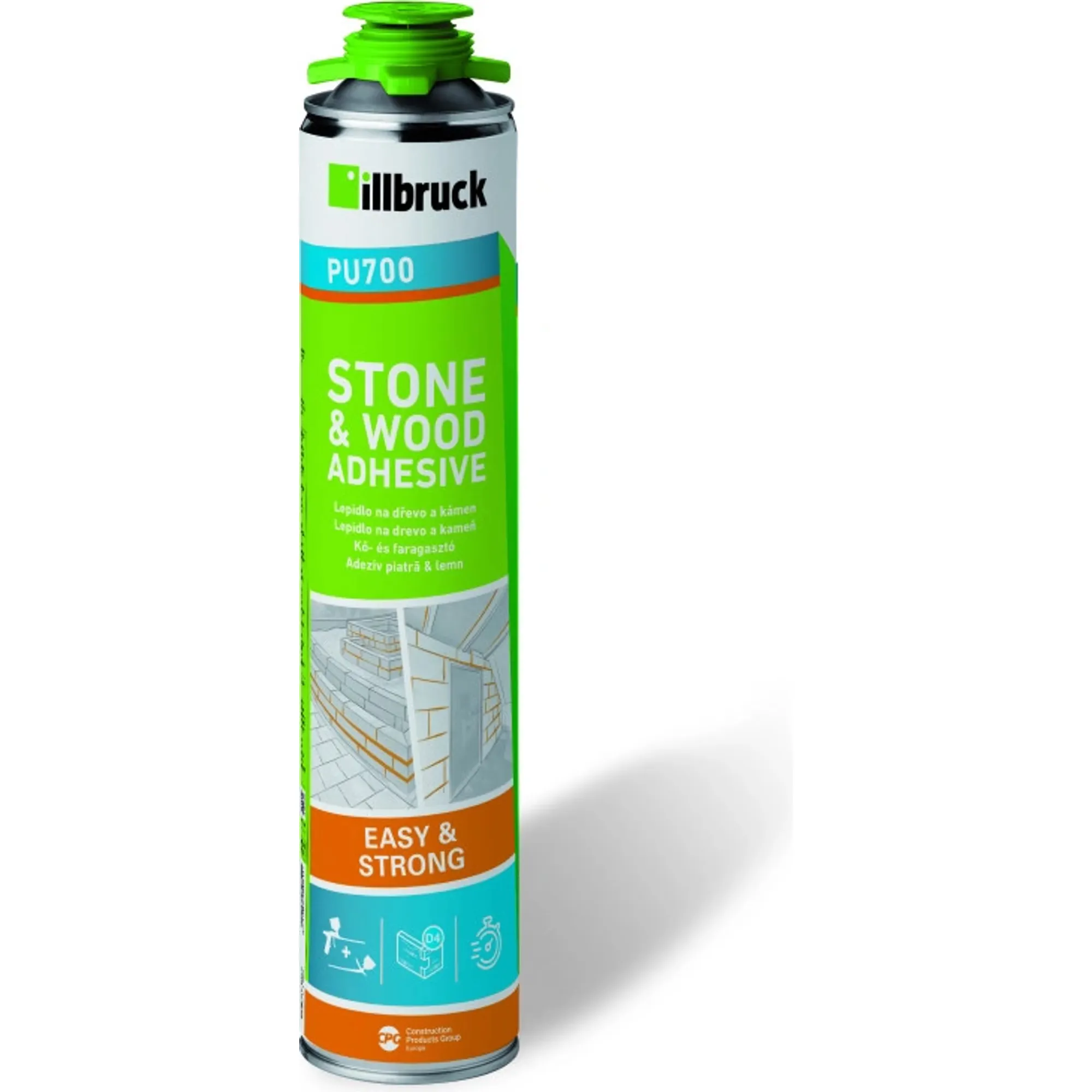 ILLBRUCK montážní pěna PU700 ( PU108) na dřevo, trubičko-pistolová, 750ml