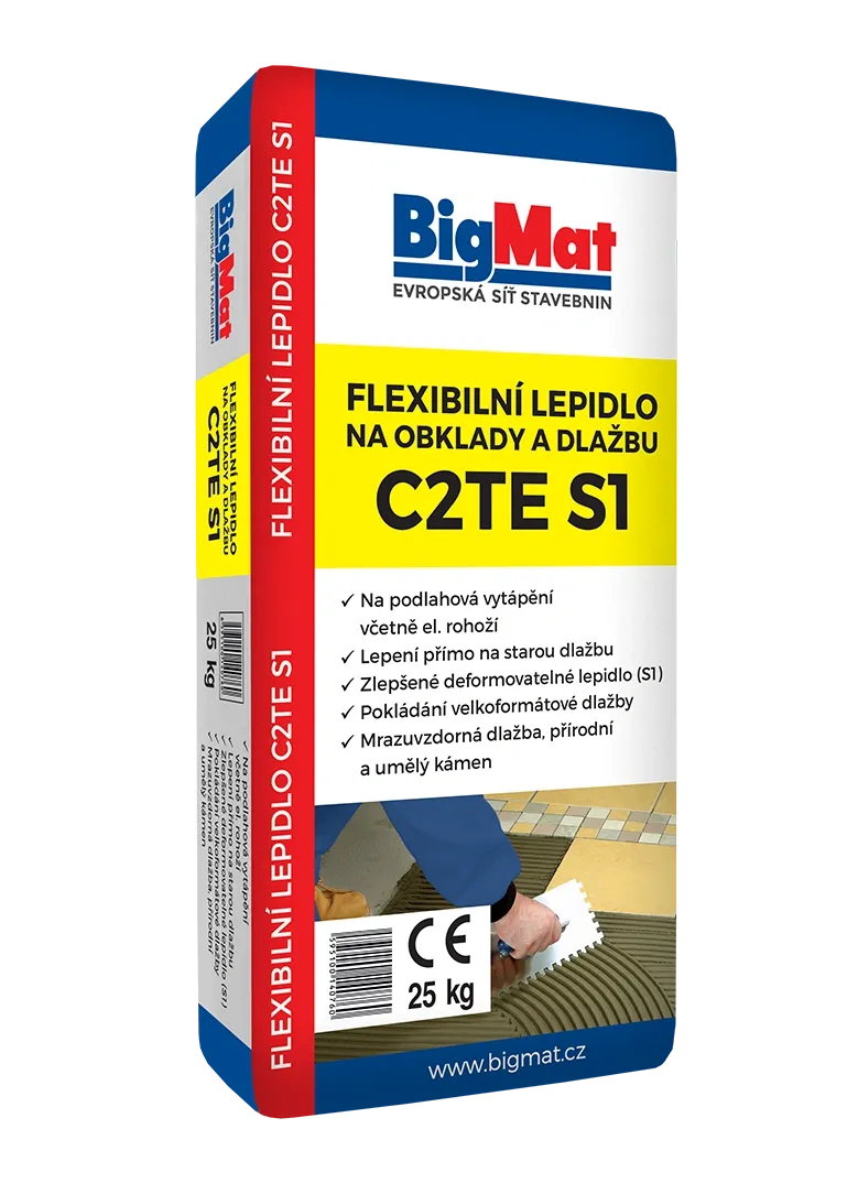 Lepidlo   BIGMAT  flexibilní C2TE S1 , 25kg