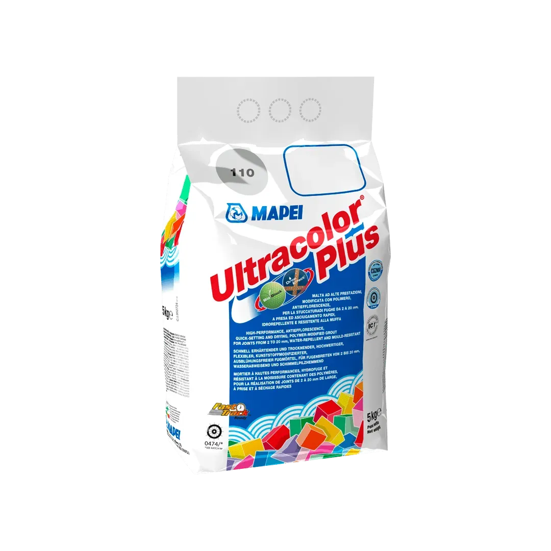 spárovací hmota MAPEI ultracolor plus, 2-20mm, 5kg, 125 hradní šedá