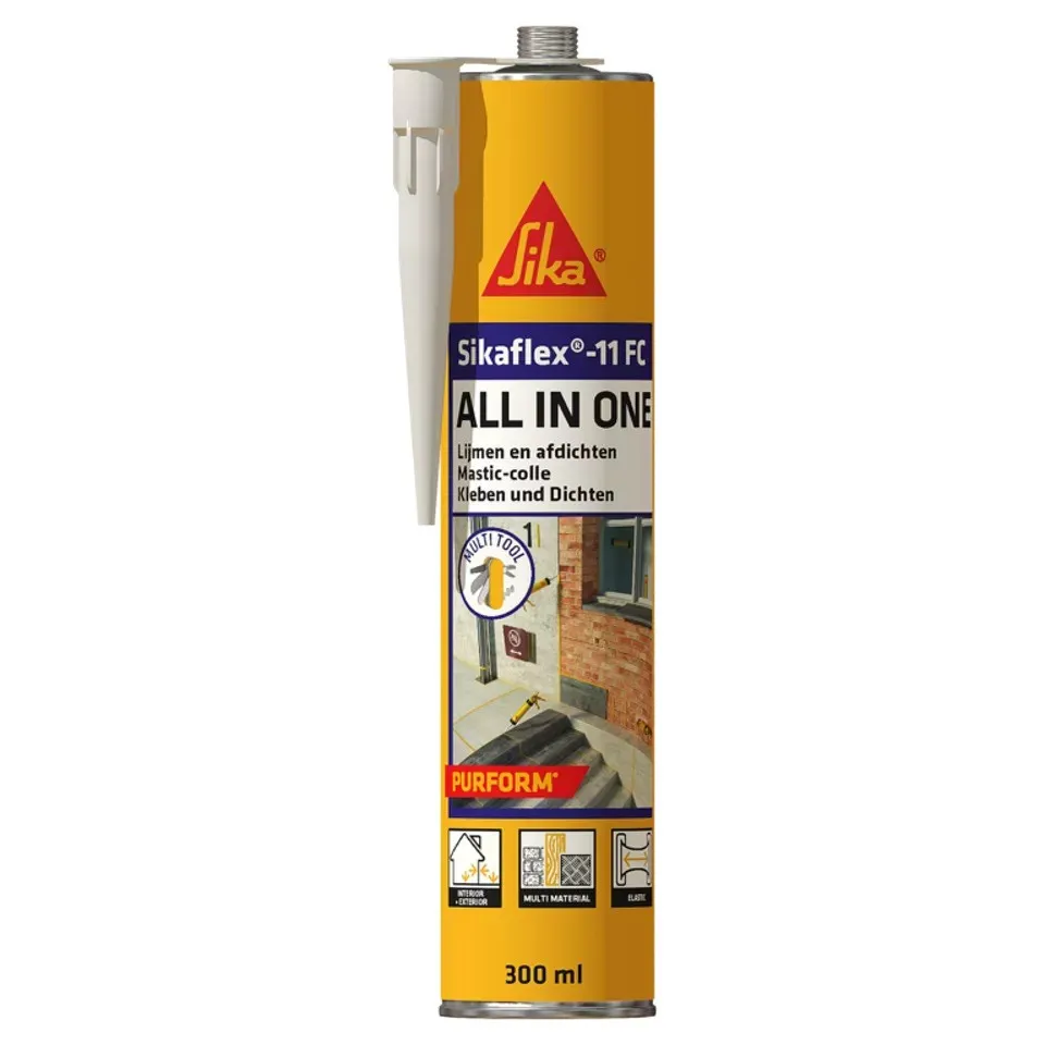 Sikaflex 11FC trvale pružné lepidlo 300ml cihlová