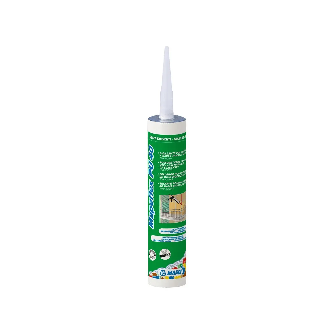 MAPEFLEX PU 40 polyuretanový tmel tixotropní, 600ml,  750g  111 stříbrnošedý