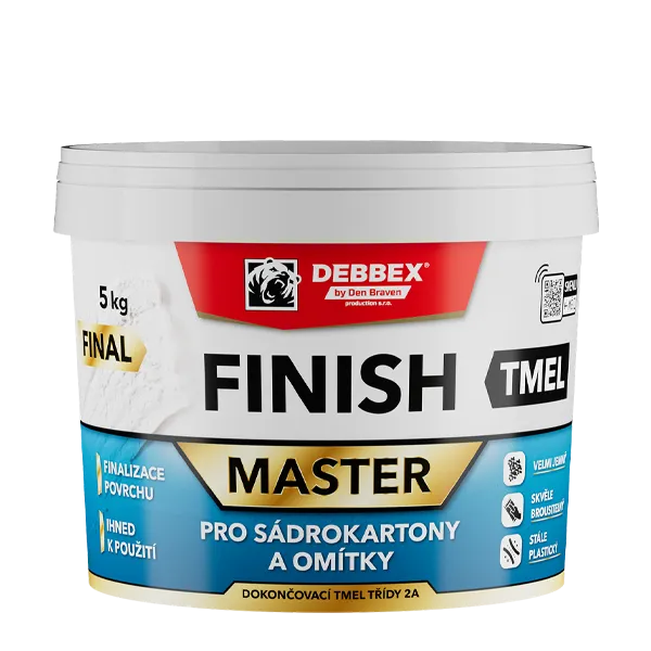 DenBraven Finish tmel na sádrokartony 14 kg kbelík bílá