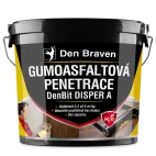 DenBraven DenBit DISPER A - Gumoasfaltová penetrace 10 kg kbelík černá