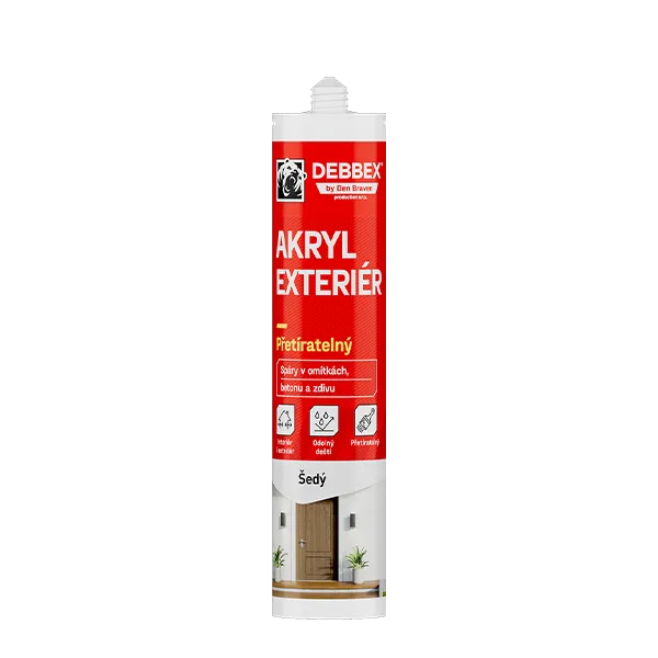 DenBraven Akryl EXTERIÉR 280 ml kartuše šedá