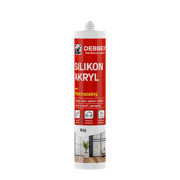 DenBraven Silikon akryl 280 ml kartuše bílá