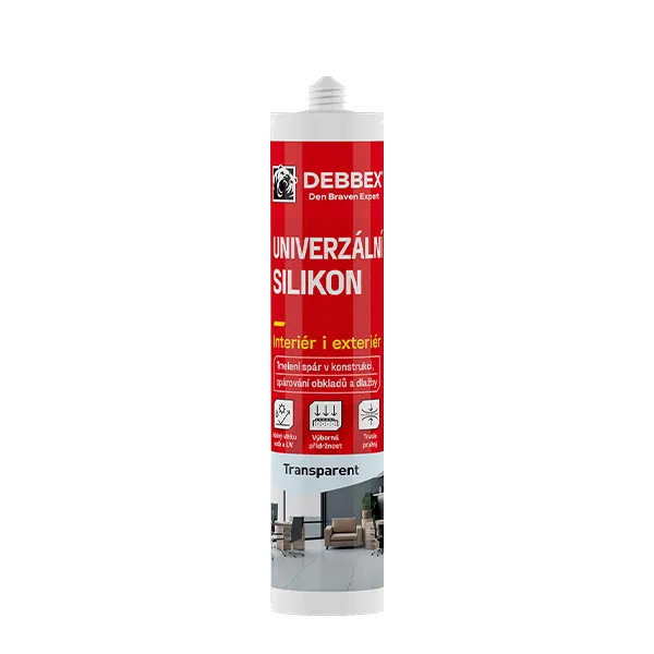 DenBraven Univerzální silikon 280 ml kartuše transparentní