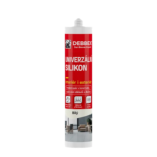 DenBraven Univerzální silikon 280 ml kartuše bílá