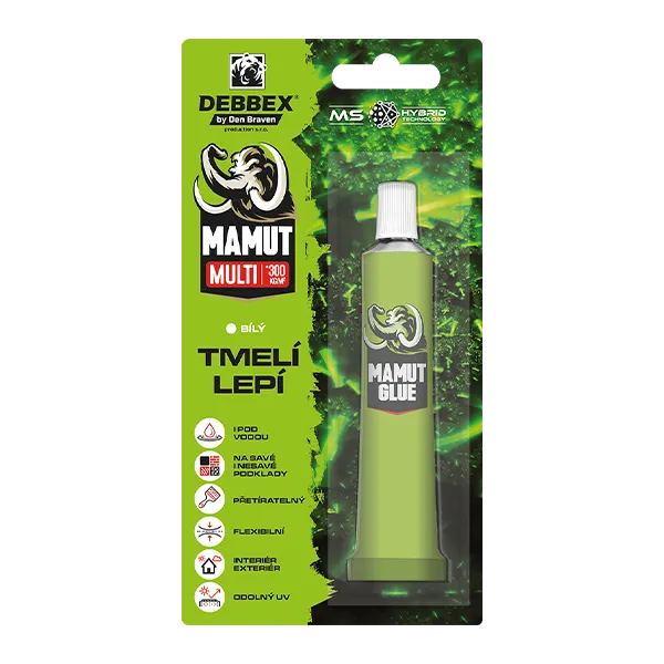 DenBraven MAMUT GLUE Multi 25 ml tuba v blistru bílá