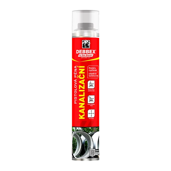 DenBraven Kanalizační pěna 750 ml pistolová dóza zelená