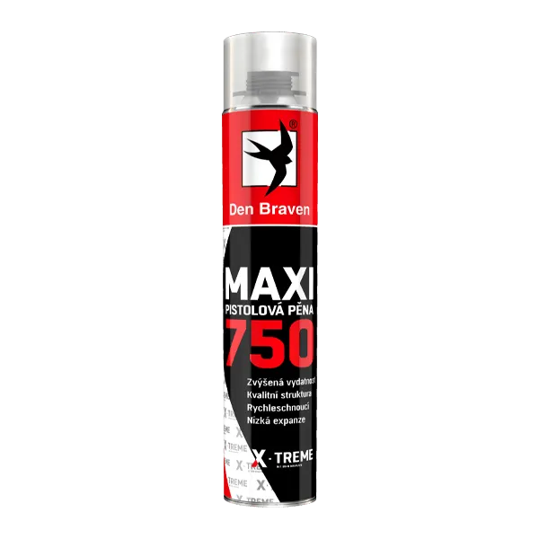 DenBraven Pistolová pěna MAXI 750 750 ml pistolová dóza žlutá