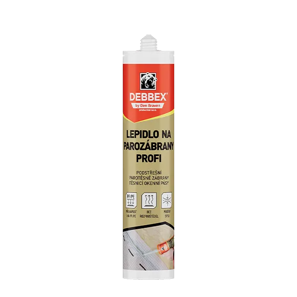 DenBraven Lepidlo na parozábrany PROFI 310 ml kartuše zelená