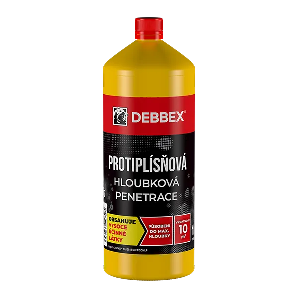 DenBraven Protiplísňová hloubková penetrace 1 l láhev mléčně bílá