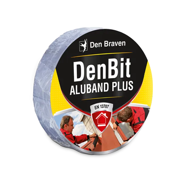 DenBraven DenBit Aluband PLUS - Střešní bitumenový pás 100 mm, délka 10 m 10 m hliníková