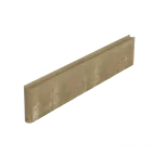 DITON Obrubník záhonový s kulatým zámkem 100 / 5 / 20 pískový