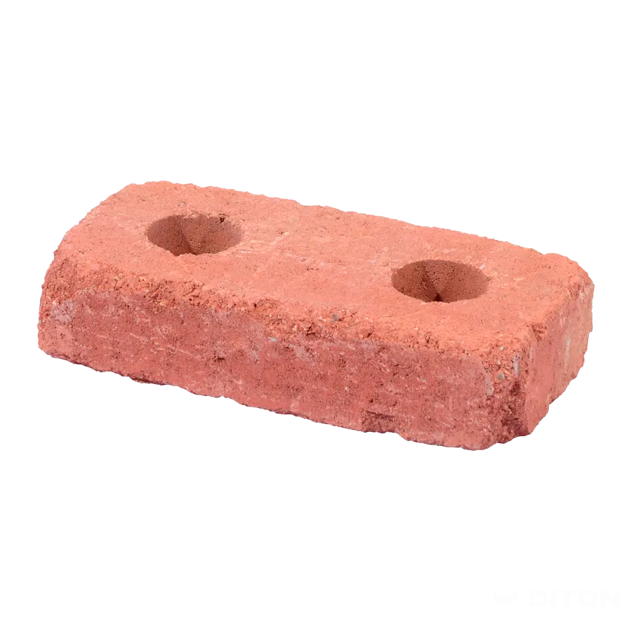 DITON Zdicí blok History - nízký kámen s otvory červený