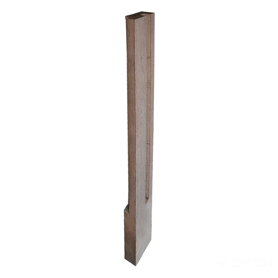 DITON Quick wall wood - sloupek dělený rohový 210 Dub tmavý