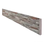 DITON Quick wall stone - plotová výplň jednostranná šedý mix