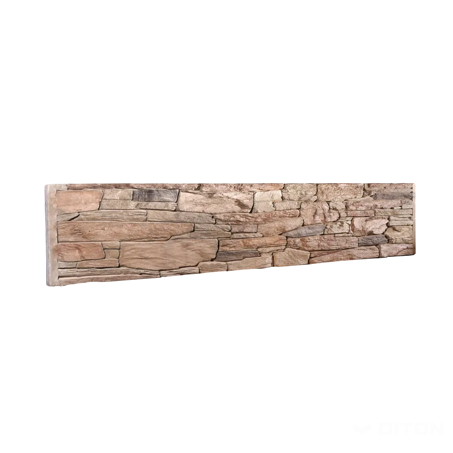 DITON Quick wall stone - plotová výplň jednostranná béžový mix