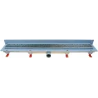 HACO Podlahový lineární žlab ke stěně 850 mm square mat