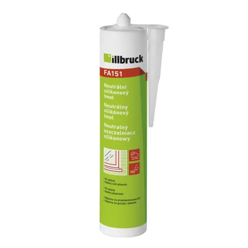 ILLBRUCK Tmel silikonový neutrální (FA151) transparentní 310ml