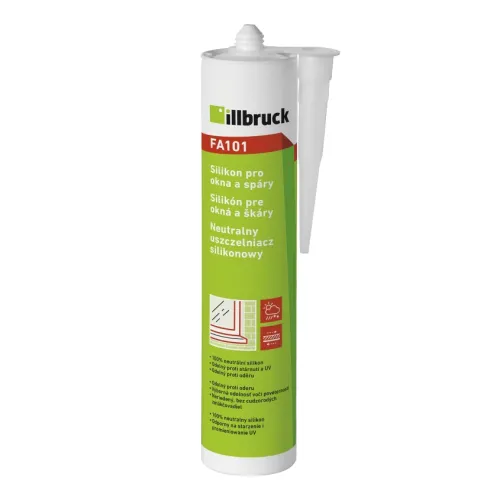ILLBRUCK Tmel silikonový pro okna a spáry (FA101) transparentní 310ml