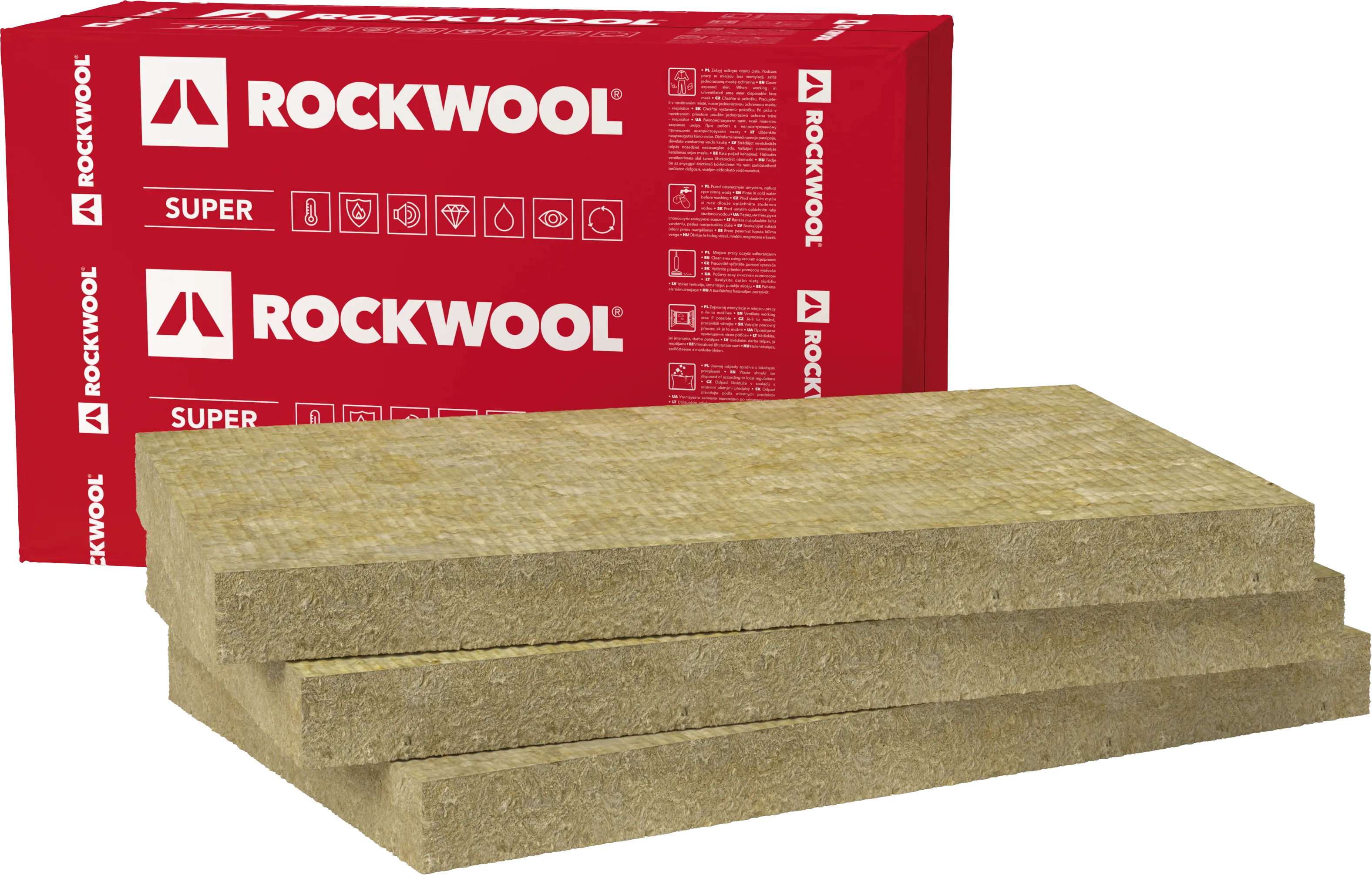RO  SUPERROCK 035, 610x1000x100mm, 4,88m2/bal
