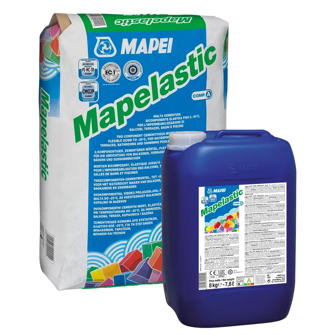 MAPELASTIC ZERO A+B dvousložková hydroizolace, 32kg