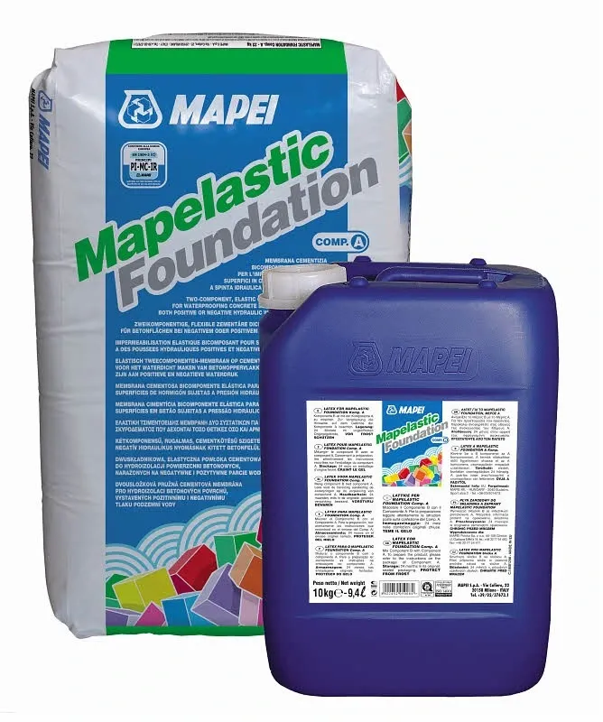 MAPELASTIC FOUNDATION dvousložková hydroizolace, 32kg (A+B)