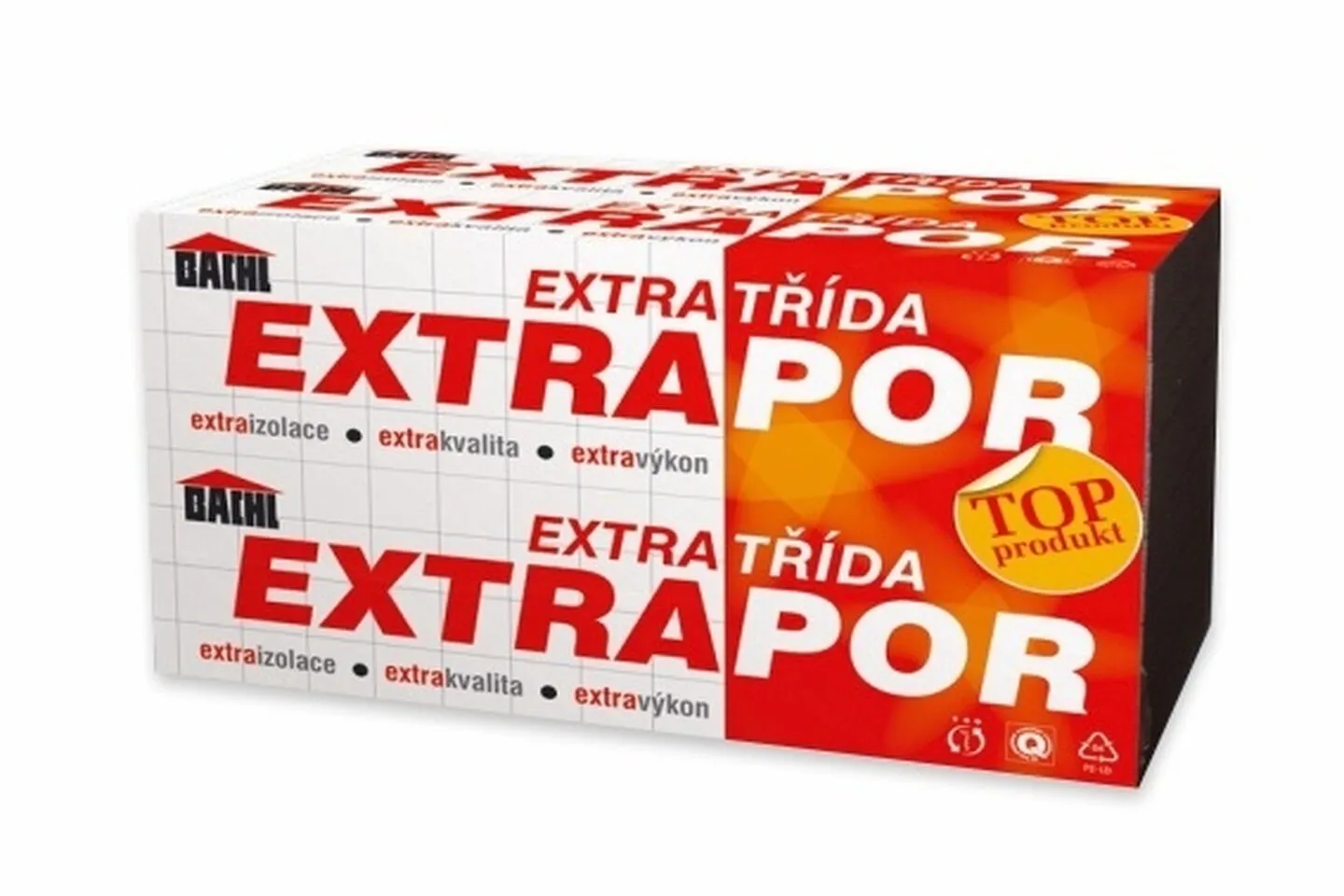 polystyren EXTRAPOR  70FAS šedý, 1000x500x300mm