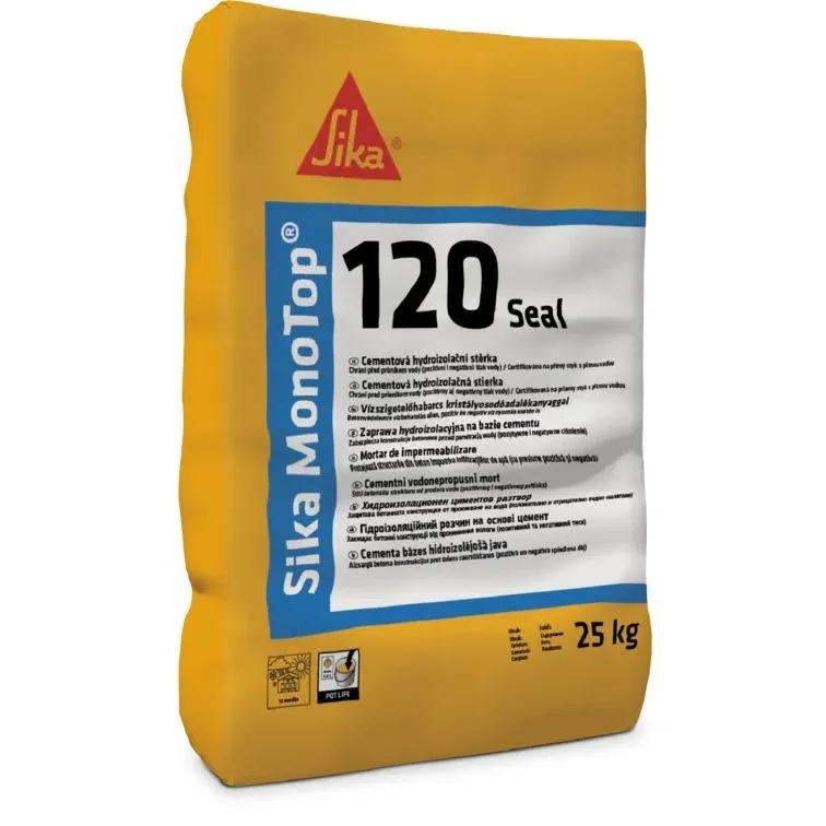 SIKA Mono Top-120 Seal cementová hydroizolační stěrka pro přímý styk s pitnou vodou, 25kg