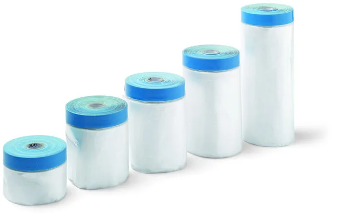 Masq páska fasádní světle modrá a HDPE fólie, UV21, 270cm/14m