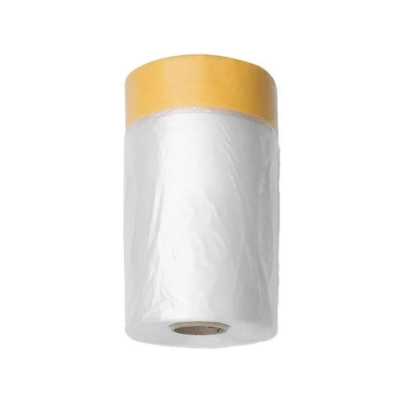 Masq páska malířská a HDPE fólie, 210cm/20m Gold