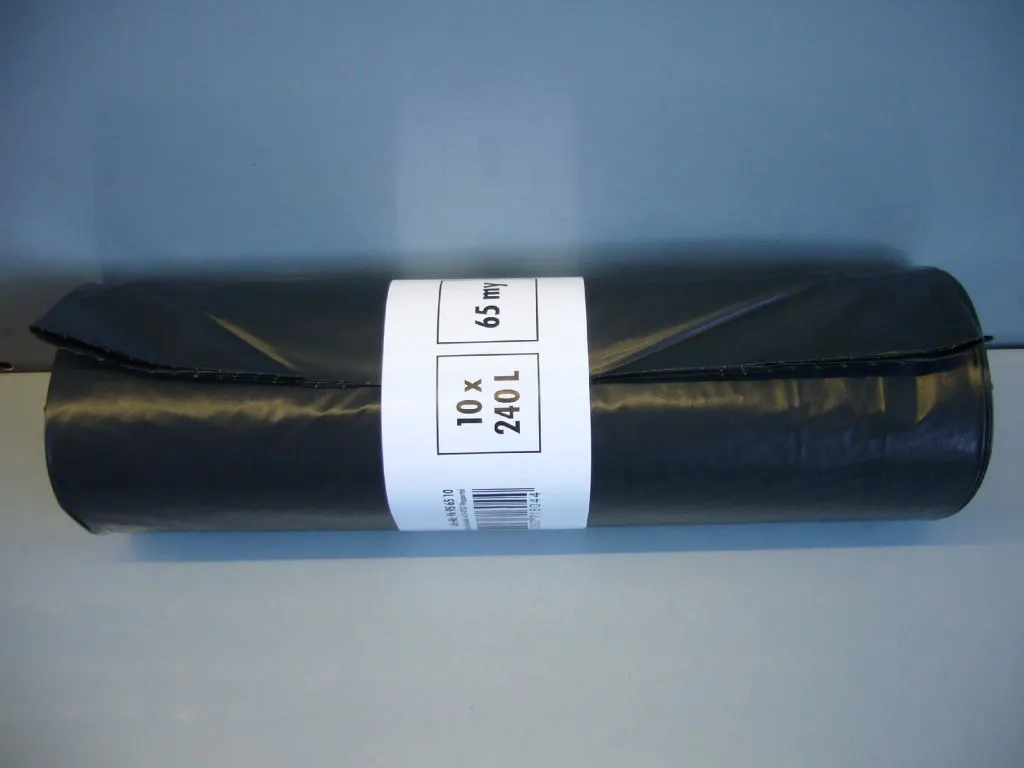 CIRET pytel na odpad, 10ks, 65my, 240l - role