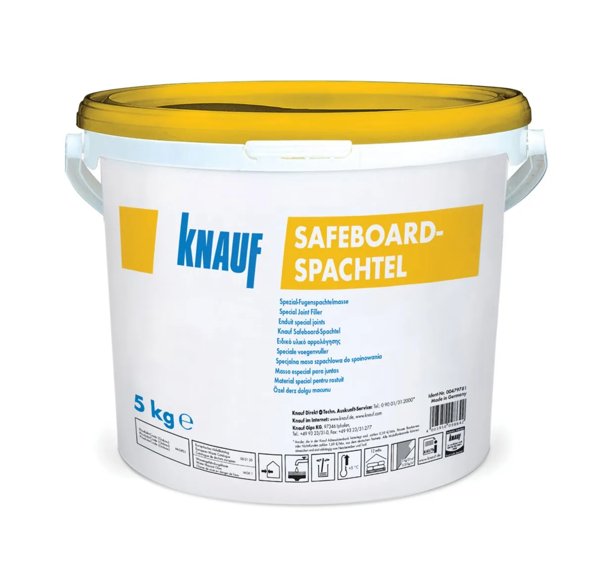 KNAUF SAFEBOARD-SPACHTEL tmel proti rentgenovému záření, 5kg