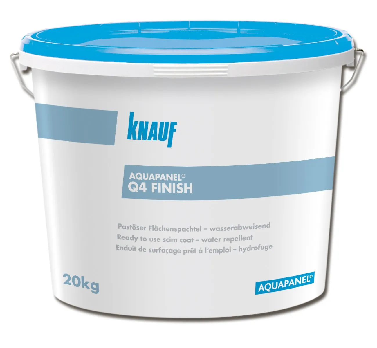 KN.AQUAPANEL  Q4 finisch, celoplošná stěrka-použití bez tkaniny bílá, 20kg