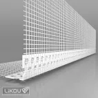 lišta roh. s tkaninou VERTEX 230x230mm, PVC 2.5m