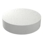 LIKOV Zátka EPS hladká bílá pr. 65 mm, tl 15 mm