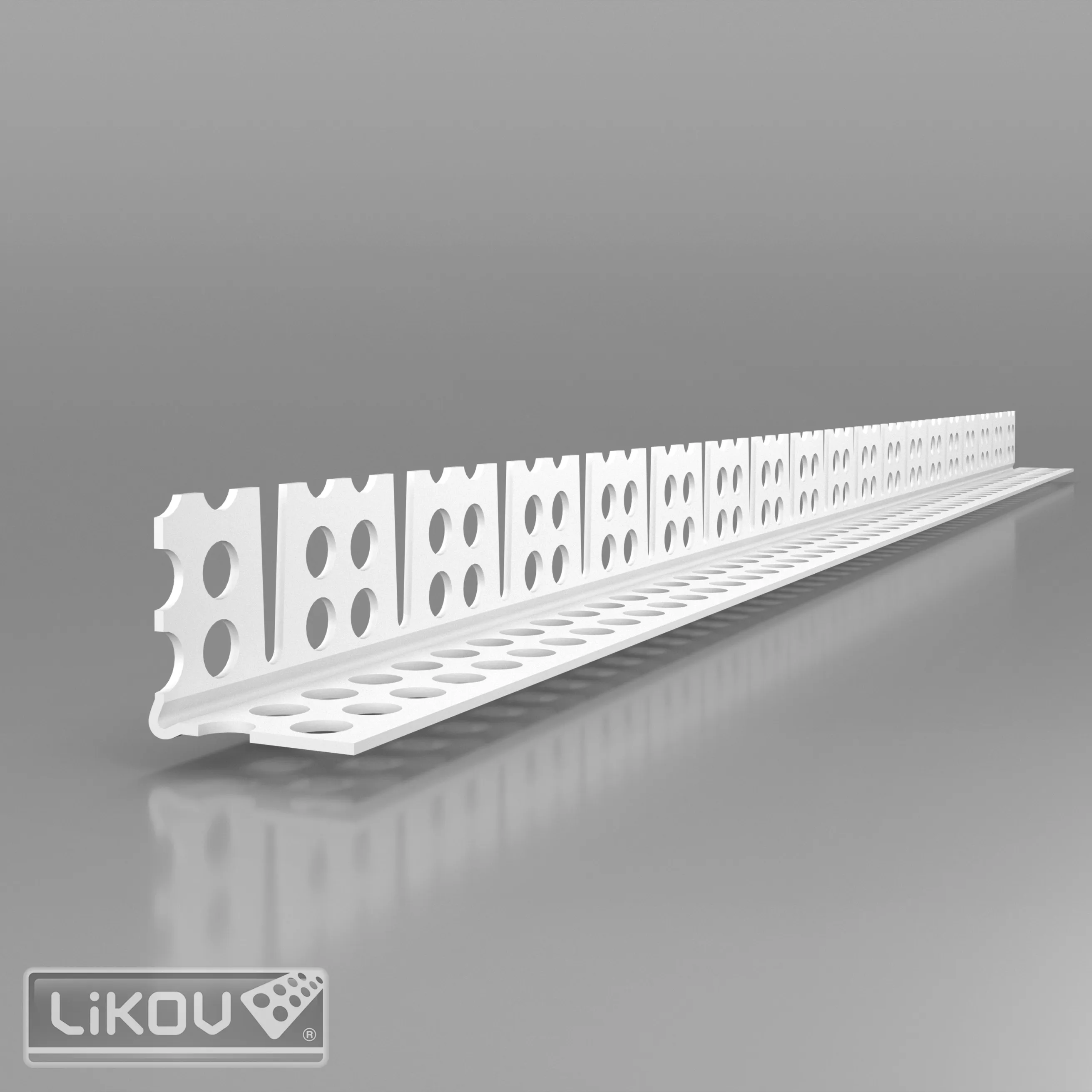 lišta klenbový profil PVC PROFI,     2500mm